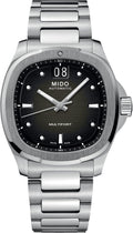 MIDO Multifort TV Big Date - Reloj suizo automático para hombres - Caja de 40mm con respaldo transparente