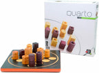 Quarto Mini | Ganador de Mensa Select | Versión para viajes del juego de estrategia abstracta de madera para niños y adultos | Favorito de la noche de juegos familiares | A partir de 8 años | 2 jugadores | 15 minutos