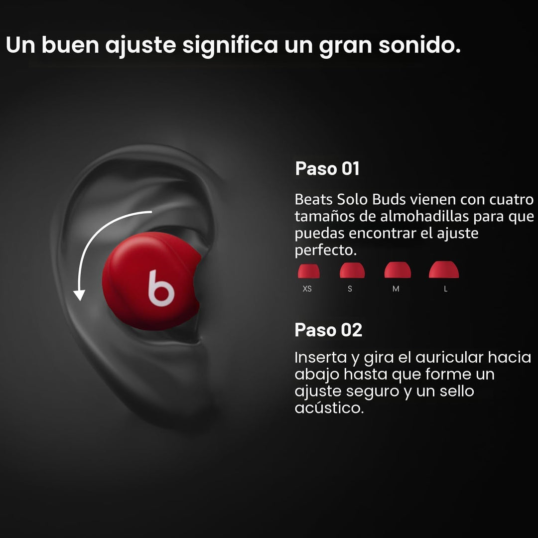 Beats Solo Buds - Auriculares inalámbricos Bluetooth, 18 horas de d...