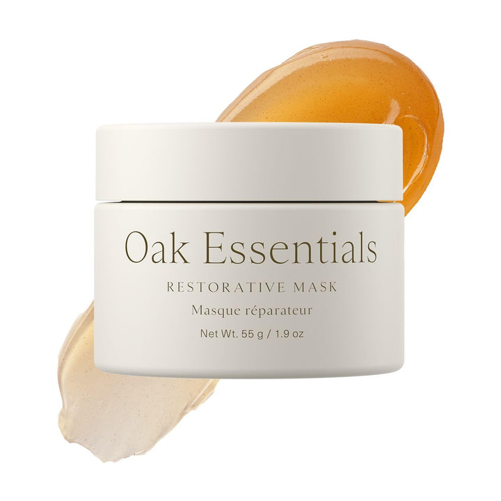 Oak Essentials Mascarilla restauradora, mascarilla facial de miel o...