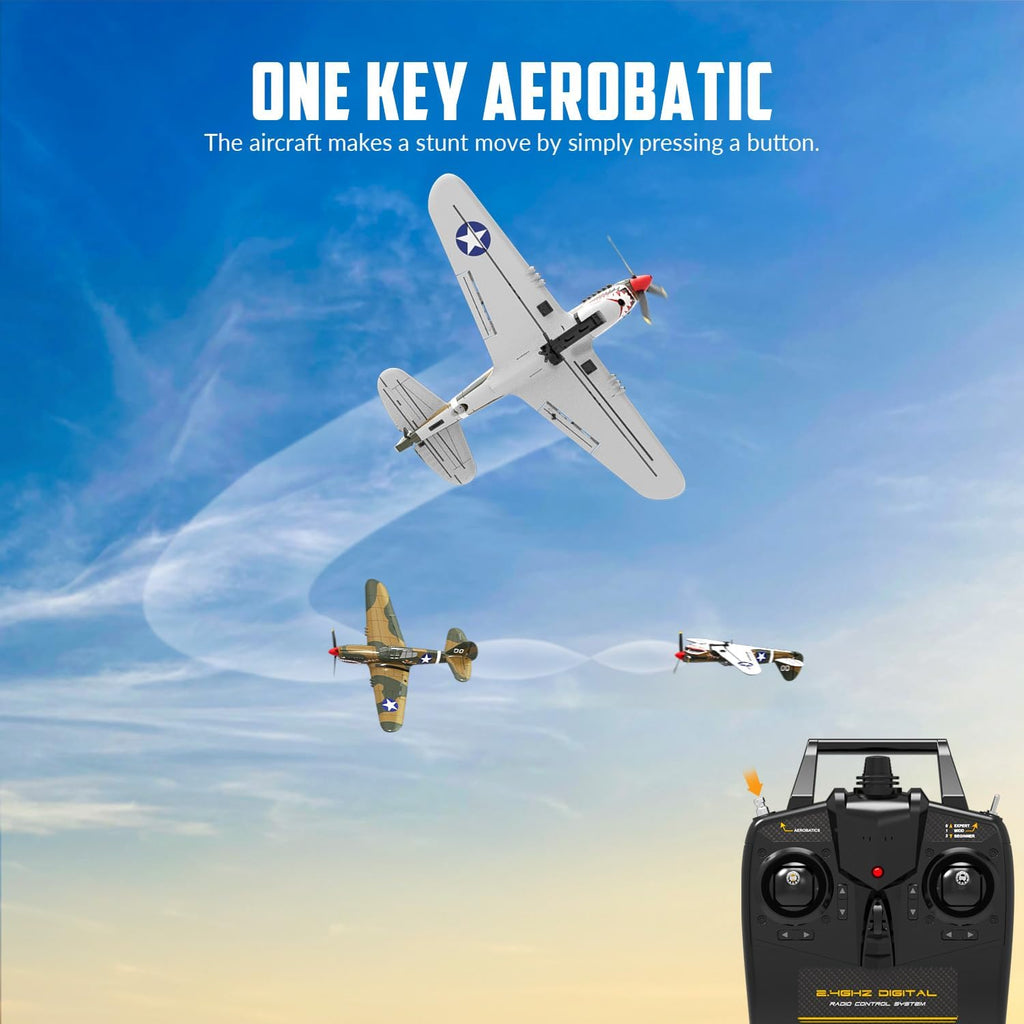 volantexrc Avión RC, avión de control remoto de 4 canales para
