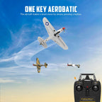 volantexrc Avión RC, avión de control remoto de 4 canales para