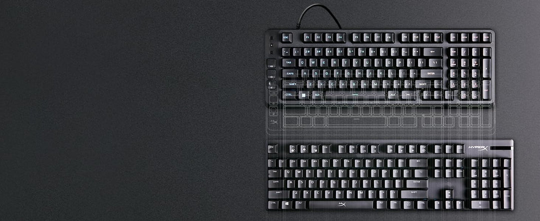 HyperX Eve 1800 - Teclado para juegos, factor de forma 1800, ilumin...