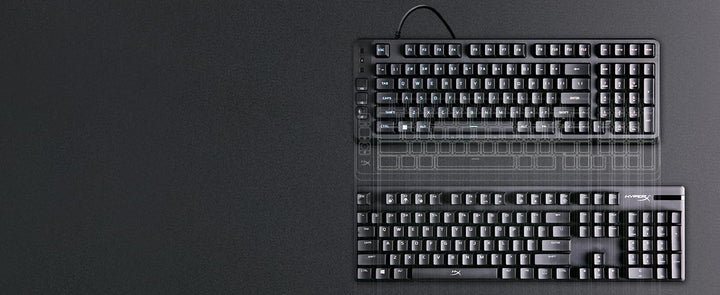 HyperX Eve 1800 - Teclado para juegos, factor de forma 1800, ilumin...