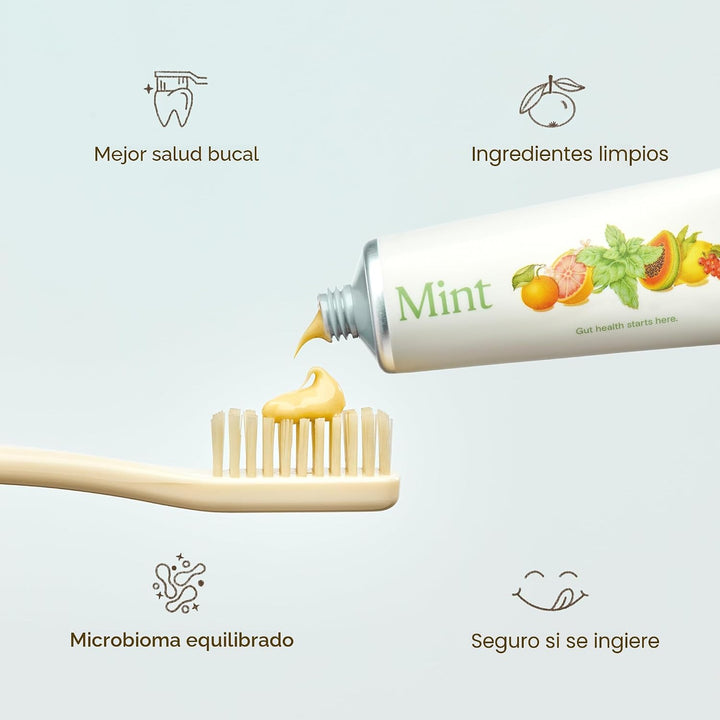 Revitin Pasta dental prebiótica sin flúor, 3.4 onzas, sin SLS, sin...