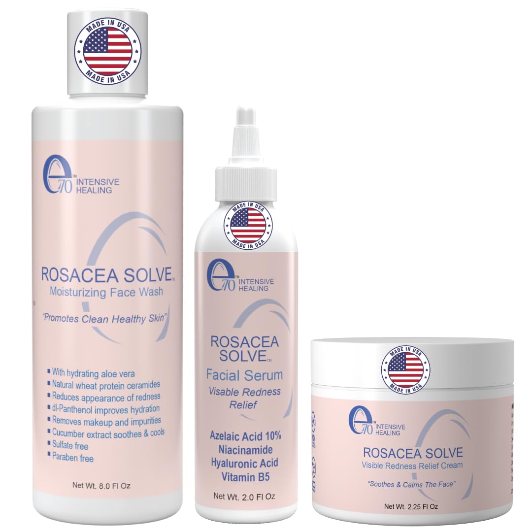 Tratamiento para rosácea para cuidado de la piel para mujeres y hom...