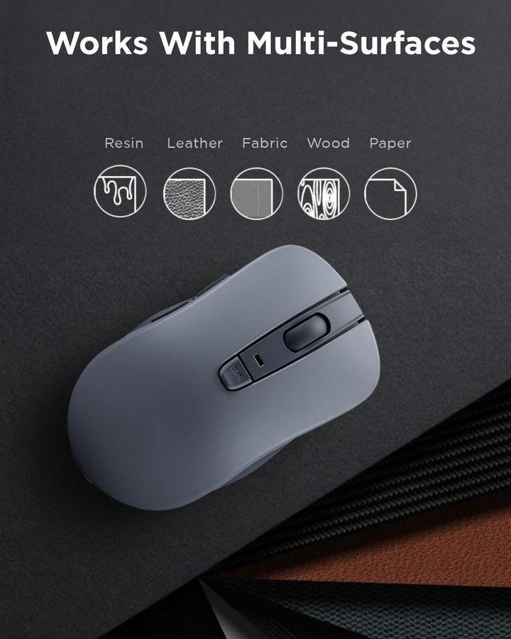 Lenovo Ratón Silencioso Bluetooth (WL300) - Ratón de Computadora de...