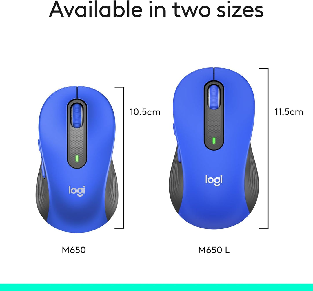 Logitech Ratón inalámbrico Signature M650 L de tamaño completo - Ma...