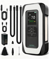 Butiyou Compresor de aire portátil para inflador de neumáticos BY01...