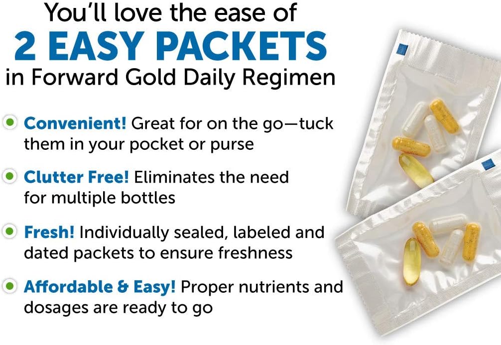 Dr. Whitaker's Forward Gold Daily Régimen Suplemento vitamínico...