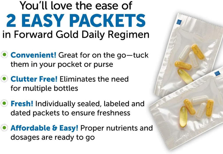Dr. Whitaker's Forward Gold Daily Régimen Suplemento vitamínico...