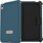 OtterBox Funda para iPad (A16) y iPad de 10ª generación (solo para iPad) - Serie Defender - Baja Beach (azul) - Sin pantalla - Resistente y duradera - Protección multicapa - Protección de defensa