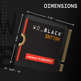WD_BLACK SN770M 1TB M.2 2230 NVMe SSD - PCIe Gen 4.0, velocidades d...