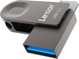 Lexar Unidad flash USB tipo C E32C de 64 GB, USB-A y USB-C 3.2 Gen...