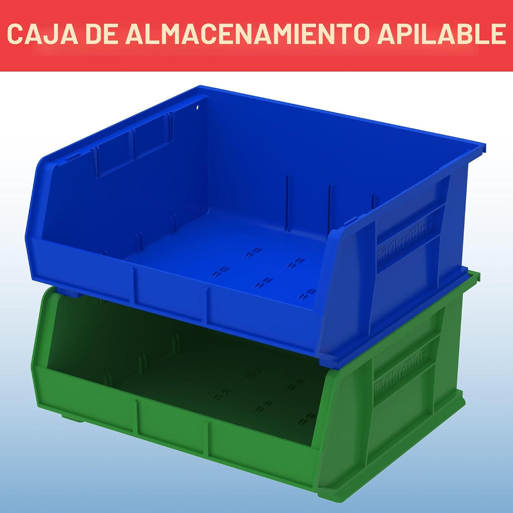 Akro-Mils 30250 AkroBins - Contenedores de almacenamiento de plástico, 15 x