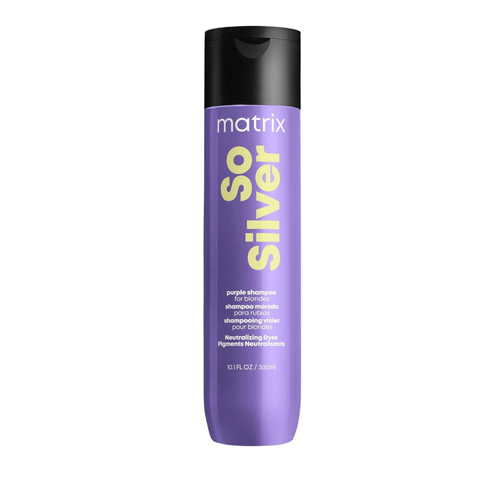Matrix So Silver Champú Morado - Neutraliza los tonos amarillos, de...