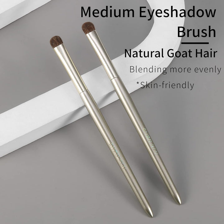 Pincel para sombra de ojos de pelo de pony natural de ENZO KEN, pin...