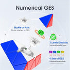 GAN Pyraminx 36 imanes, rompecabezas de pirámide magnética de velocidad, cubo triangular sin calcomanías (estándar)