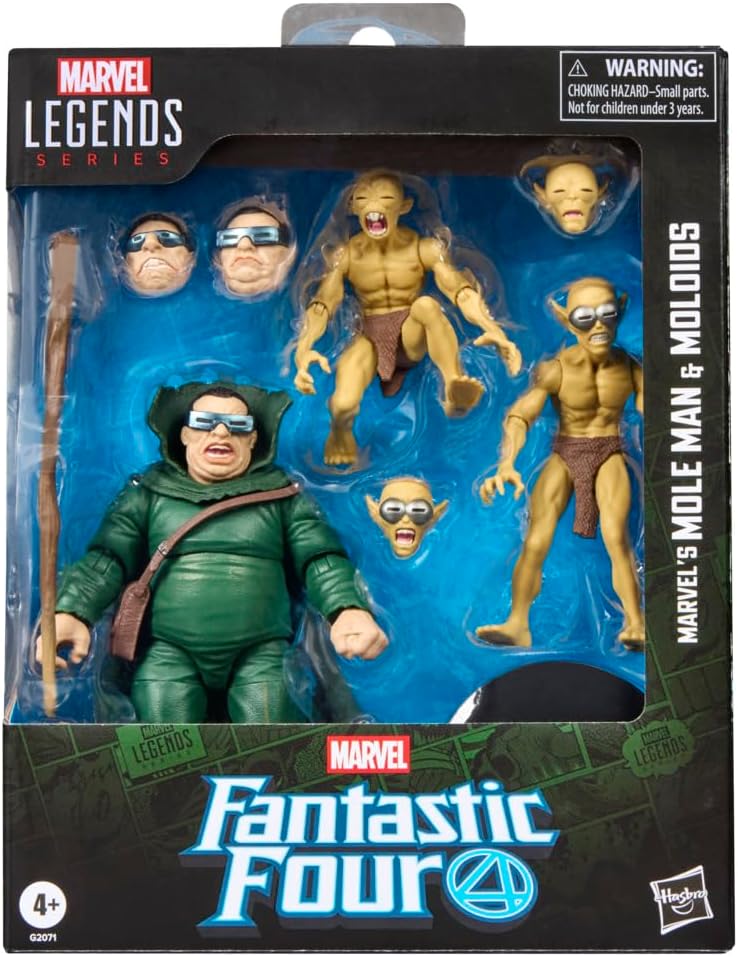 Marvel Legends Series Marvel's Mole Man & Moloids - Paquete múltiple