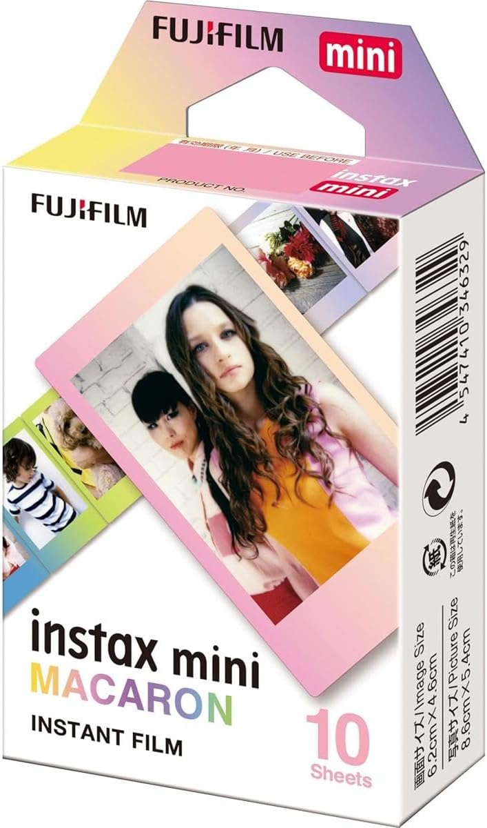 Fujifilm Instax Mini Macaron Instant Film, 10 exposiciones - Paquet...