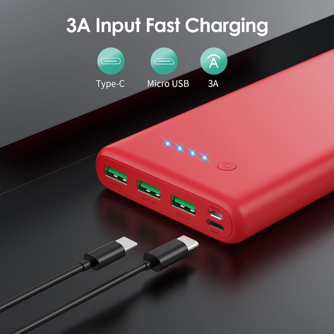 Cargador portátil de 36800 mAh, cargador de batería externa PD de c...
