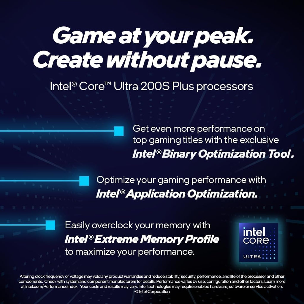 Intel®Procesador Core™Ultra 5 250K Plus 18 núcleos (6 núcleos P + 12 núcleos E)
