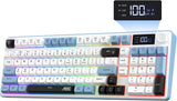 AOC GK210 Teclado inalámbrico para juegos con pantalla y perilla, t...