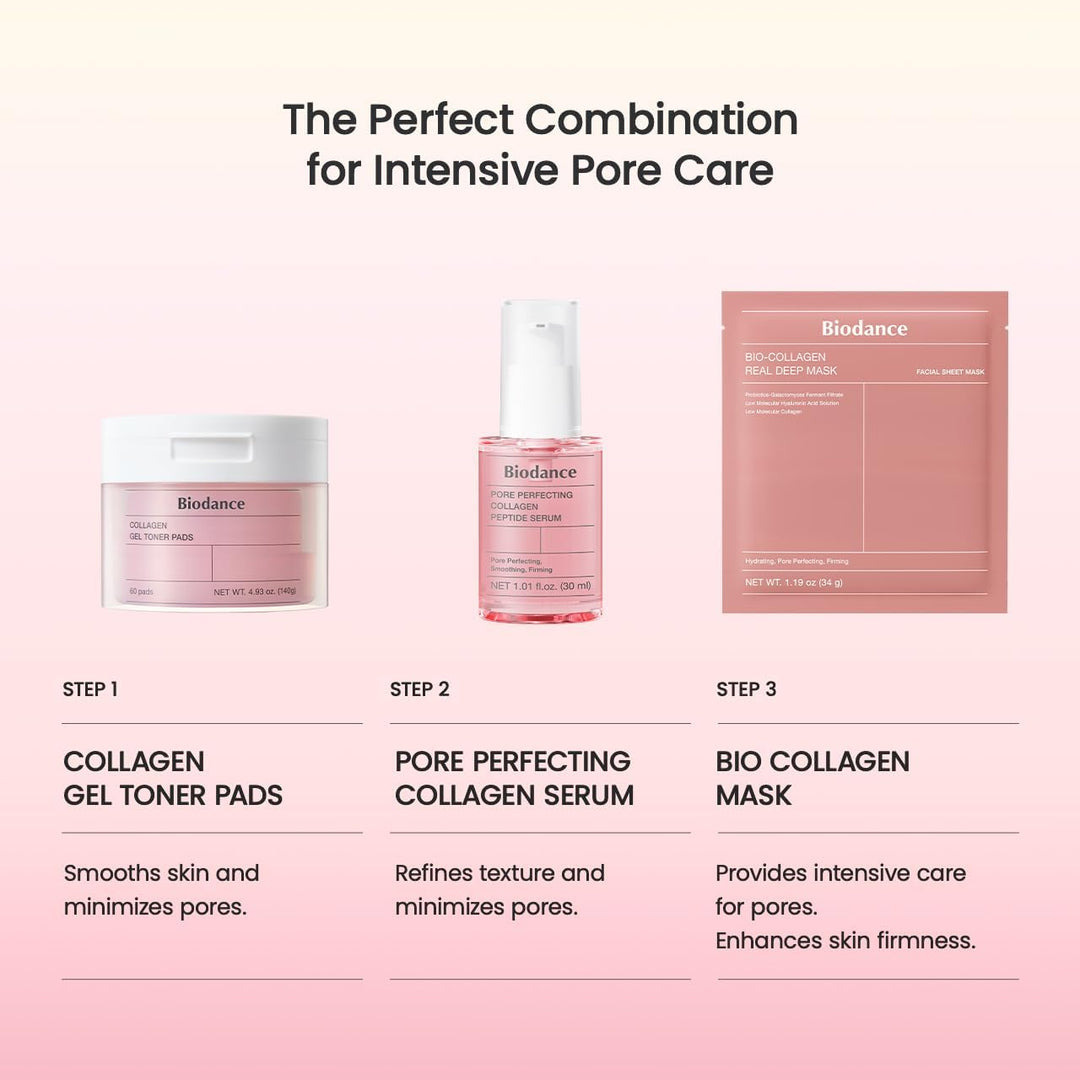 BIODANCE Suero péptido de colágeno perfeccionador de poros, reafirm...