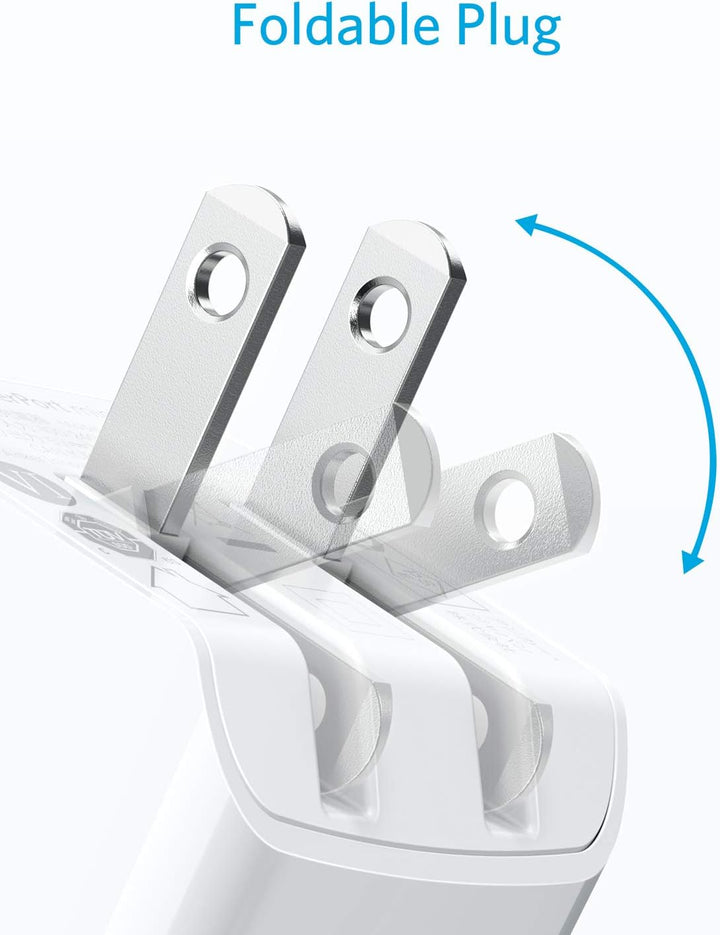 Anker Paquete de 2 adaptadores de cargador de pared de doble puerto...
