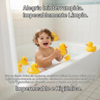 10.3 pulgadas Sin Agujero Gigante/Grande Impermeable Sin Ruido 'Bebe' Pato de Goma Divertido Amarillo/Ducikes Juguete de Baño/Piscina/Agua Sin Agujero para Niños Decoración de Escritorio de Oficina