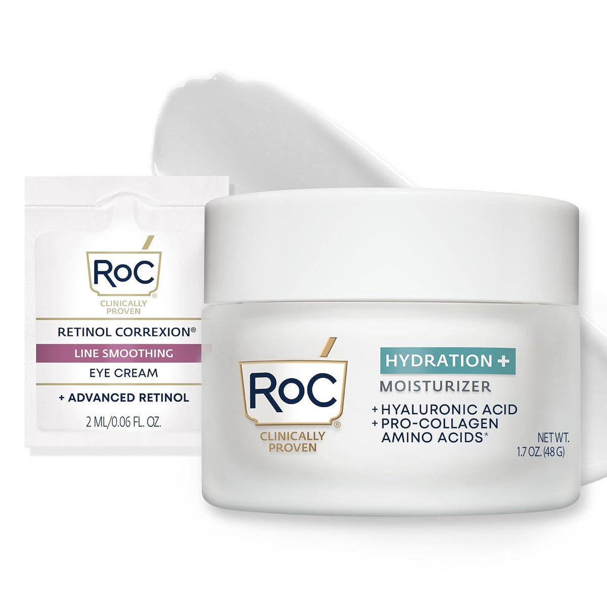 RoC Crema Hidratante+ de Ácido Hialurónico para Cara