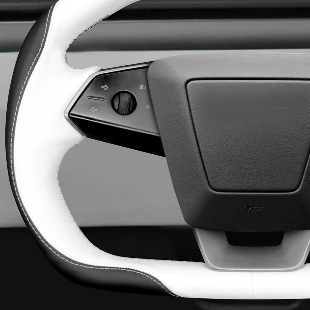 MEWANT Stitch On - Funda para volante de ajuste personalizado para Tesla