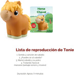 Toniebox 2 My First Farm Bundle para Kids 1+ con Soft y Squeezable Cow, Horse, y Pig - Sunset Red