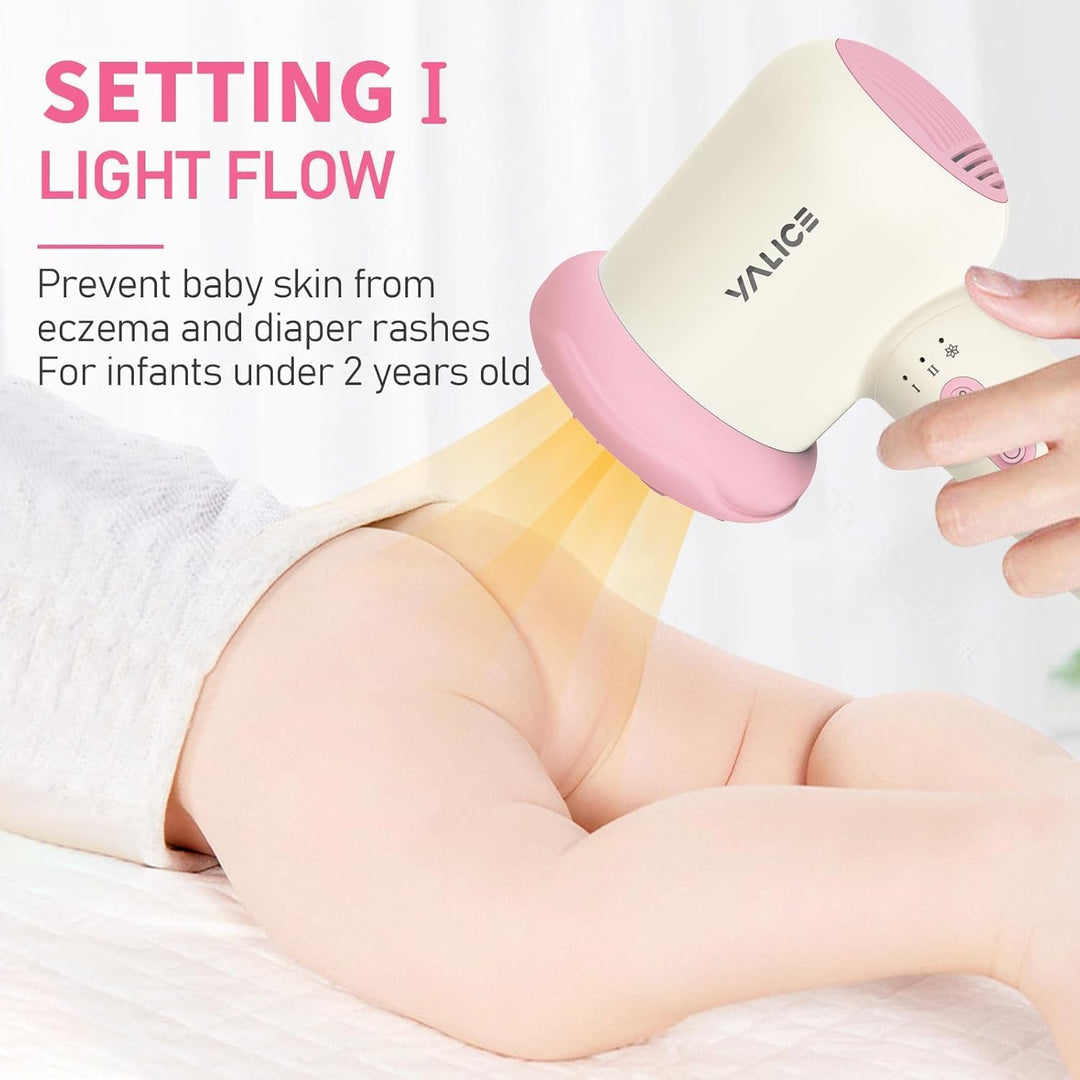 YALICE Secador de pelo inalámbrico para bebés y niños, secador de p...