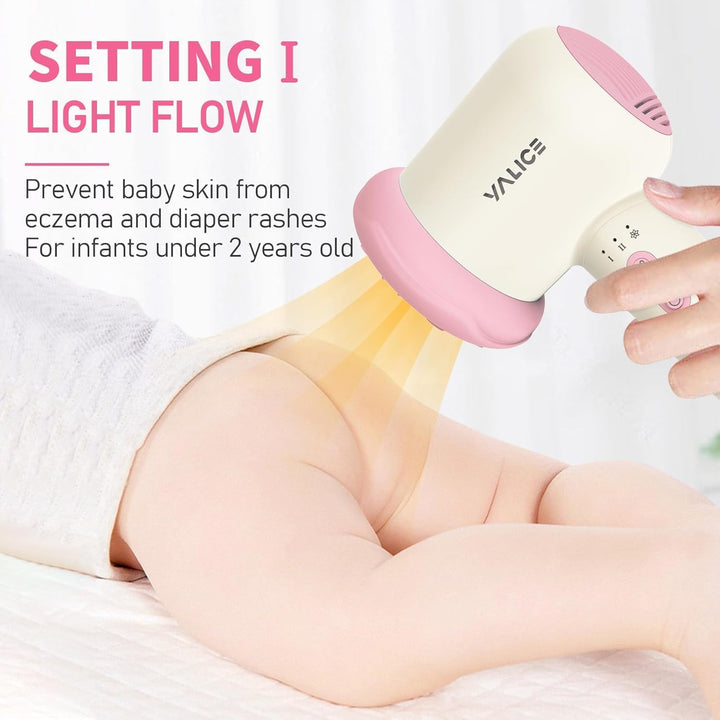 YALICE Secador de pelo inalámbrico para bebés y niños, secador de p...