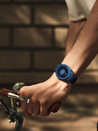 EUTOUR Reloj analógico de cuentas magnéticas, correa de acero inoxidable y diseño único de puntero, relojes magnéticos unisex, reloj magnético súper fuerte para hombre