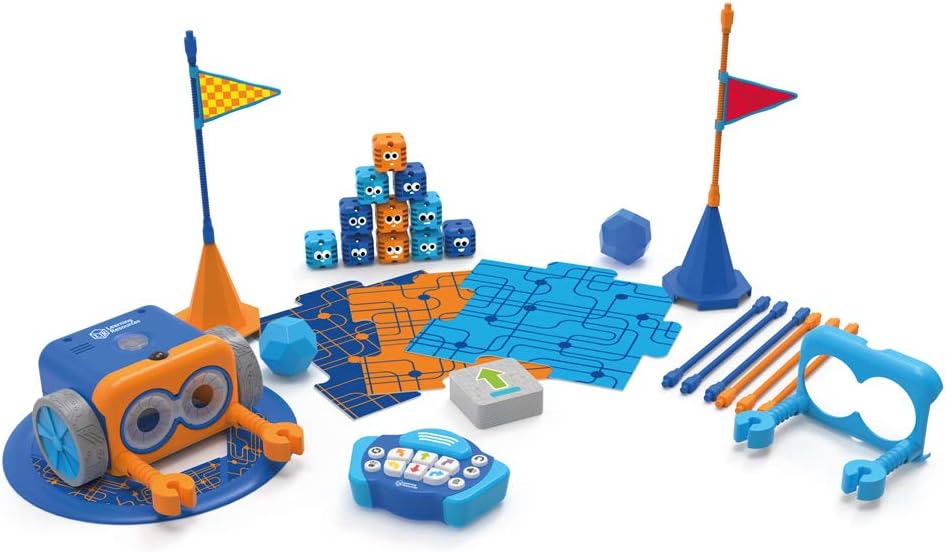 Learning Resources Botley - Juego de actividades The Coding Robot 2.0, 78 piezas, a partir de 5 años, robot de codificación para niños, juguetes STEM para niños, juegos de programación temprana y
