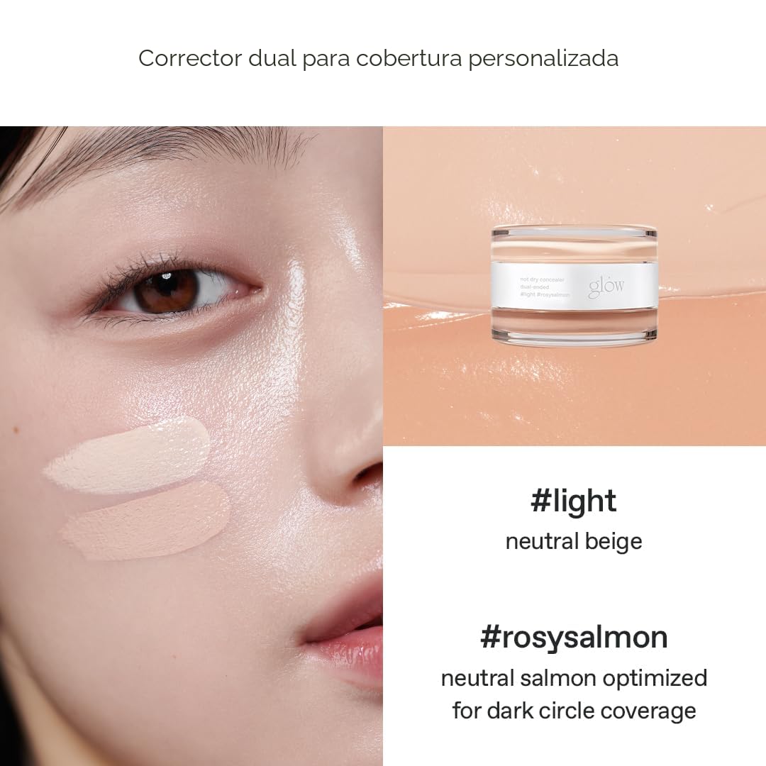 glow not dry corrector #light #rosysalmon | cubre círculos debajo d...