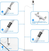 Soporte de piso para monitor de bebé, soporte universal compatible...