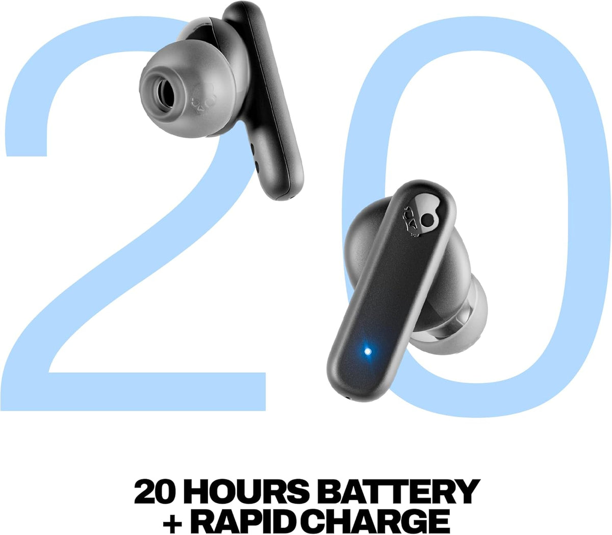 Skullcandy Smokin' Buds - Auriculares inalámbricos, auriculares...
