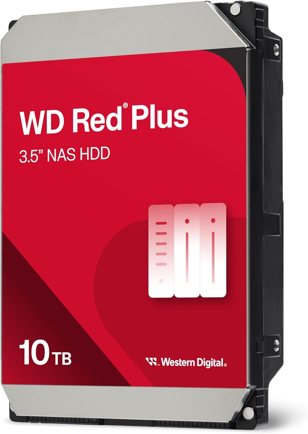 Western Digital Disco duro interno WD Red Plus NAS de 10 TB - 7200...