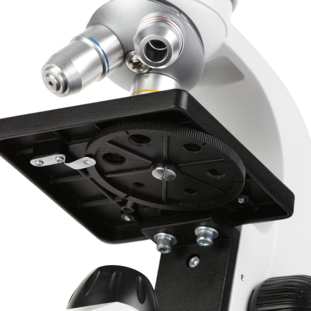 AmScope VB-M149C-SLVR Super Ahorros - Monocular LED portátil 1000X