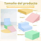 Climbing Toys para 1 Year Old,4-Piece Foam Baby Climbing Blocks para Toddlers