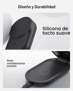 Belkin Qi2.2 25W Estación de Carga Inalámbrica 3 en 1 Plegable de Carga Rápida para iPhone