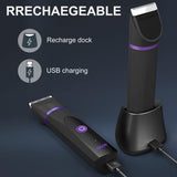 OLOV Recortadora eléctrica de pelo corporal, recortadora de ingle p...