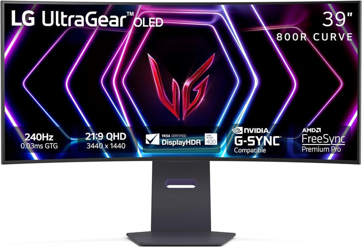 LG 39GS95QE Ultragear OLED Monitor de juegos curvo de 39 pulgadas W...