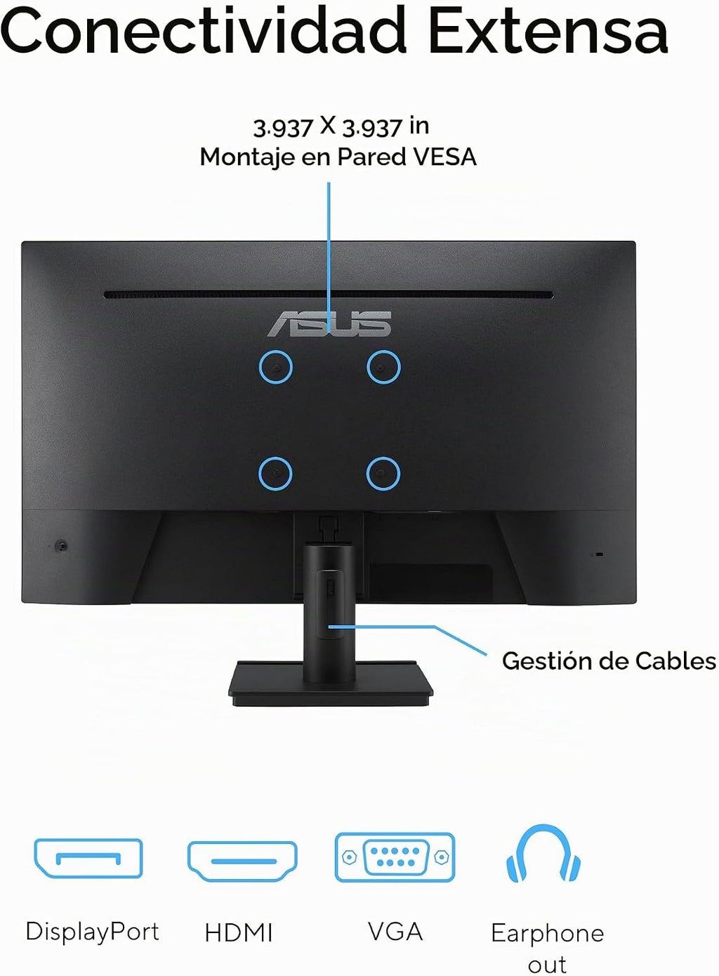 ASUS Monitor de cuidado ocular 1440P de 27" (VA27AQ) - IPS, QHD...
