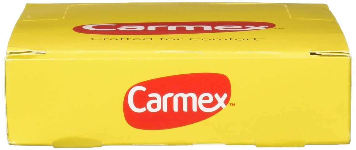 Carmex Bálsamo labial clásico medicado, 0.25 onzas (paquete de 24)