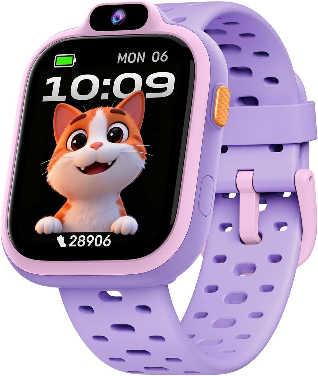 BIGGERFIVE Reloj inteligente para niños, reloj de fitness de 1.8 pies