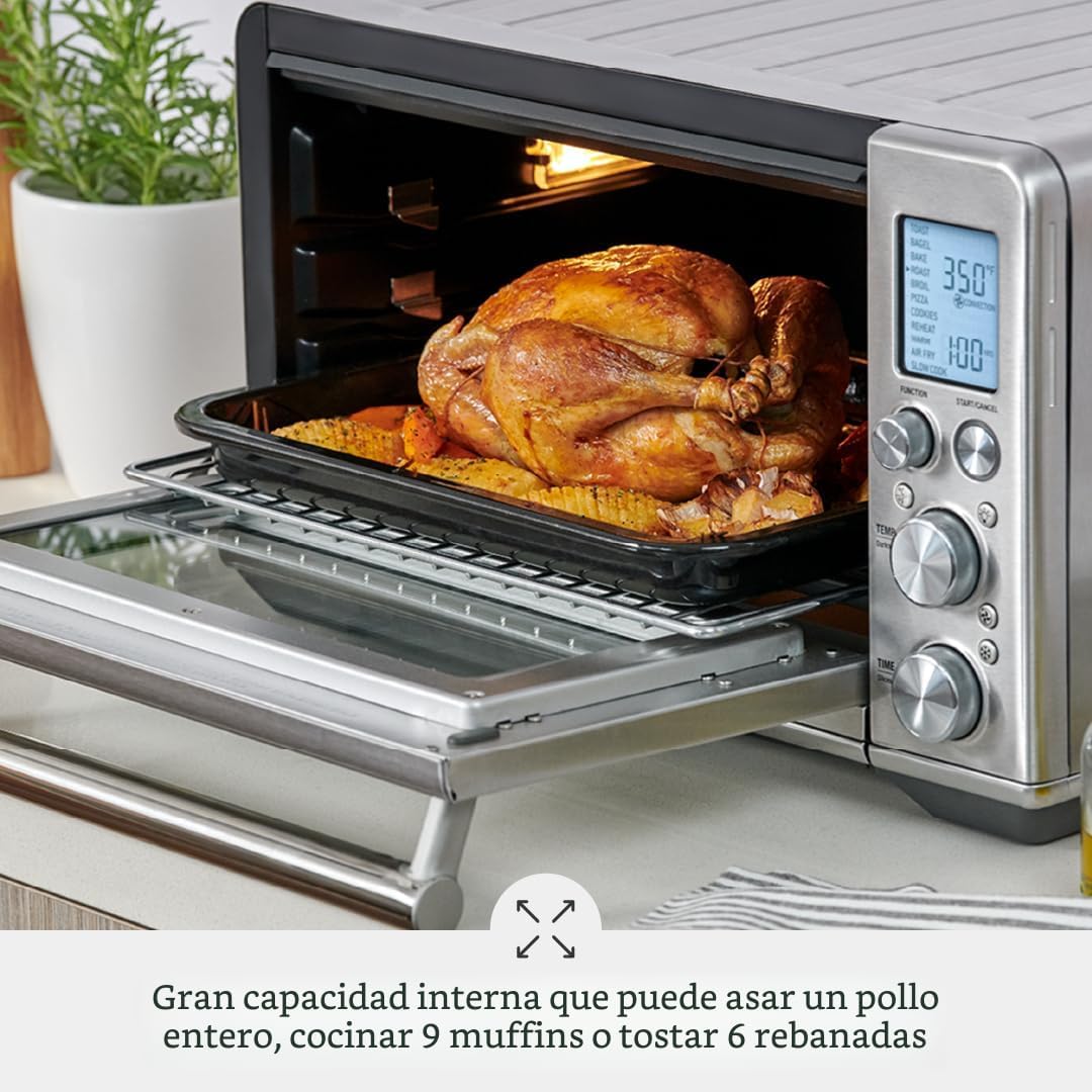 Breville BOV860BSS - Freidora de aire para horno inteligente, acero inoxidable cepillado